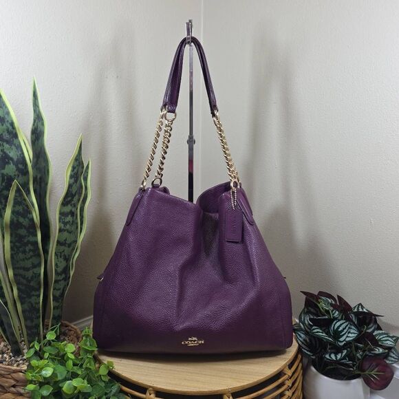 Coach Phoebe Chain Shoulder Bag - Picture 1 of 16